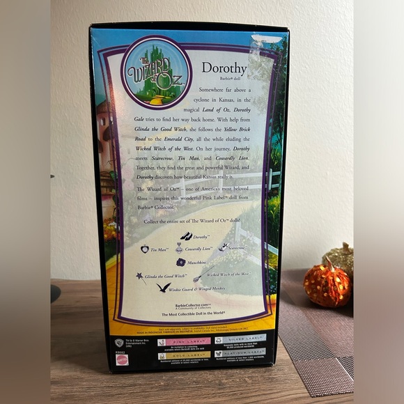 Barbie The Pink Label Collection:The Wizard Of Oz Dorothy NIB👠 - Picture 2 of 3